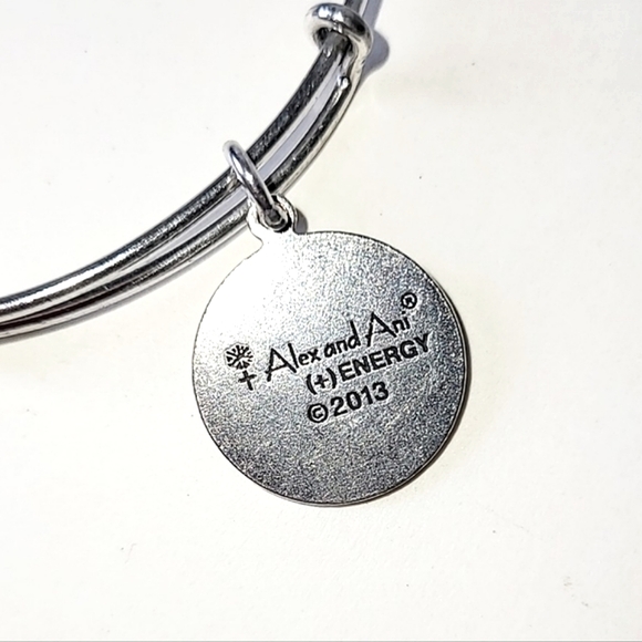 ALEX AND ANI CLADDAGH CHARM BANGLE BRACELET - Picture 4 of 6